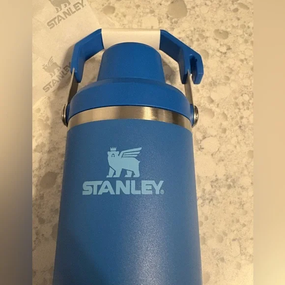 NWT & box STANLEY 30oz Stainless Steel Iceflow Fast Flow Tumbler, azure blue - Picture 5 of 16